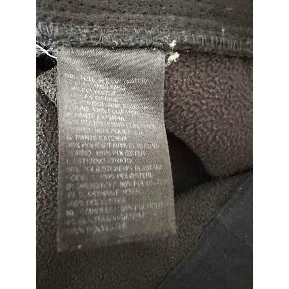 The North Face Jacket Men Small  Windwall Fleece Black Zip-Up Outdoor Hiking‎